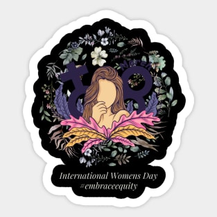 international women's day 2023 embrace equity 2023 Sticker